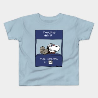 Tardis help Kids T-Shirt